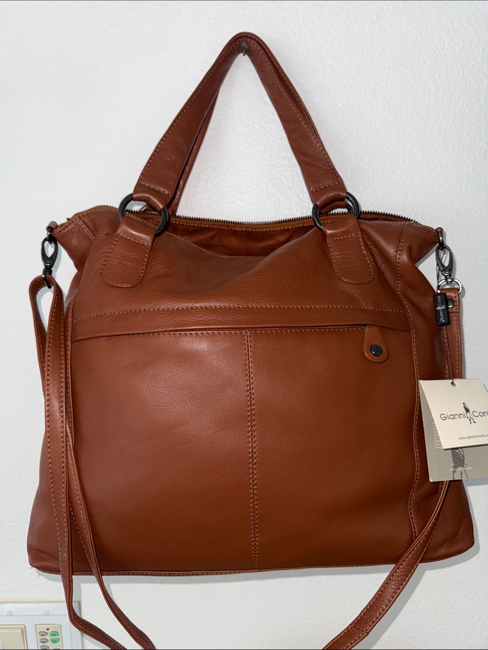 BNWT GIANNI CONTI LEATHER PURSE